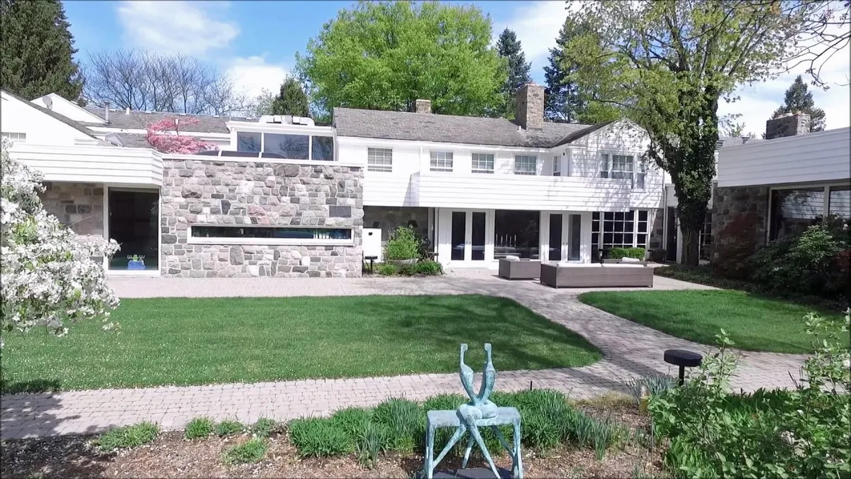 Historic Hermelin House in Bingham Farms, Michigan