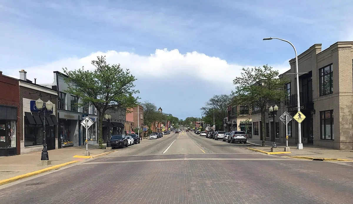 Downtown Brighton in 2022