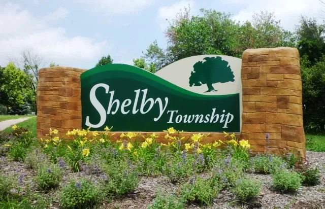 Shelby Township gateway, Macomb County, Michigan